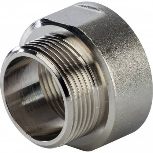 Купить Переходник Stout SFT-0008-112114 1 1/2х1 1/4 дюйма никелированный с внутренней резьбой по низкой цене