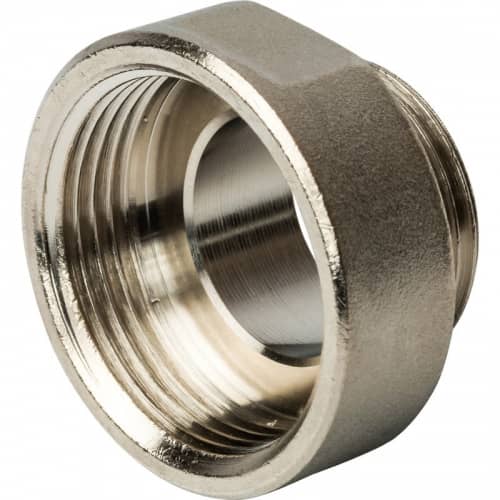 Купить Переходник Stout SFT-0008-001141 1 1/4х1 дюйм никелированный с внутренней и наружной резьбой по низкой цене
