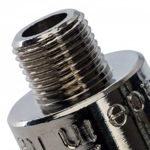 Купить Переходник Stout SFT-0008-001418 1/4х1/8 дюйма никелированный с внутренней и наружной резьбой по низкой цене
