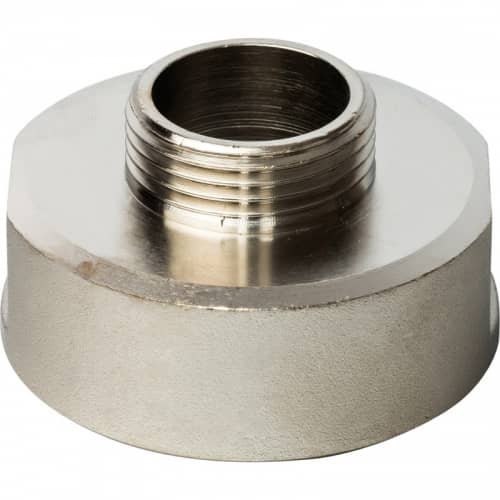 Купить Переходник Stout SFT-0008-000021 2х1 дюйм никелированный с внутренней и наружной резьбой по низкой цене