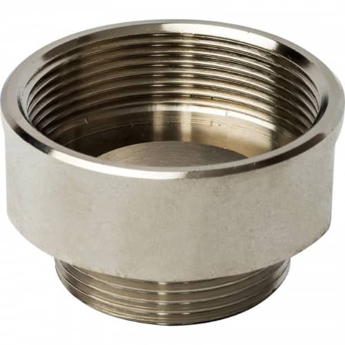 Купить Переходник Stout SFT-0008-002112 2х1 1/2 дюйма никелированный с внутренней и наружной резьбой по низкой цене