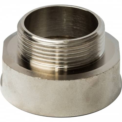 Купить Переходник Stout SFT-0008-002112 2х1 1/2 дюйма никелированный с внутренней и наружной резьбой по низкой цене