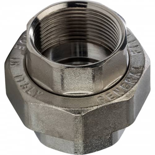 Купить Соединитель Stout разъемный американка SFT-0034-000114 1 1/4 дюйма никелированное с внутренней резьбой по низкой цене