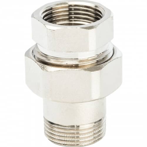 Купить Соединитель Stout разъемный американка SFT-0041-000034 3/4 дюйма уплотнение под гайкой o-ring кольцо никелированное с внутренней и наружной резьбой по низкой цене