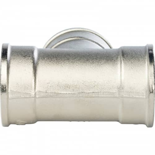 Купить Тройник Stout SFT-0020-000114 1 1/4 дюйма никелированный с внутренней резьбой по низкой цене