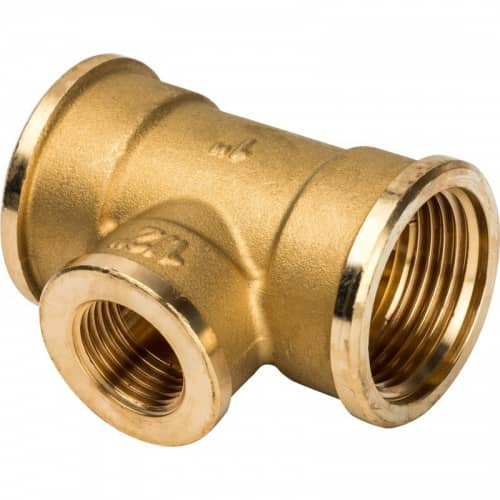 Купить Тройник Stout переходной SFT-0021-001121 1х1/2х1 дюйм с внутренней резьбой по низкой цене