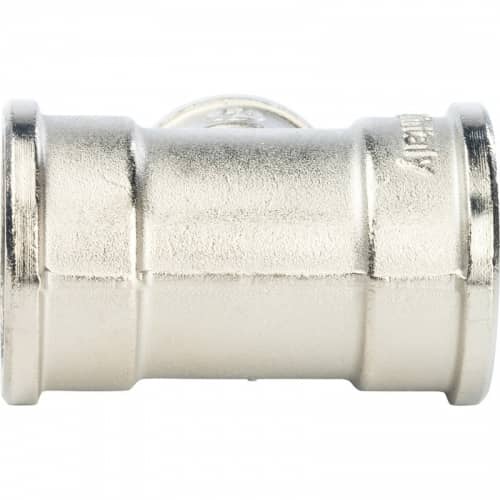 Купить Тройник Stout переходной SFT-0022-001341 1х3/4х1 дюйм никелированный с внутренней резьбой по низкой цене