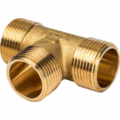 Купить Тройник Stout SFT-0017-000111 1х1/х1 дюйм с наружной резьбой по низкой цене