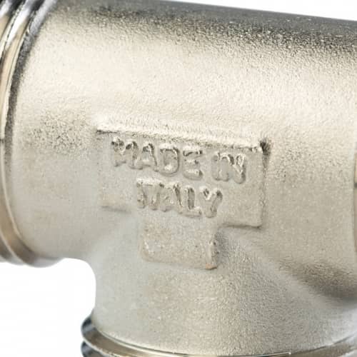 Купить Тройник Stout SFT-0018-121212 1/2х1/2х1/2 дюйма никелированный с наружной резьбой по низкой цене