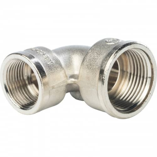Купить Угольник Stout SFT-0014-000134 1х3/4 дюйма никелированный с внутренней резьбой по низкой цене