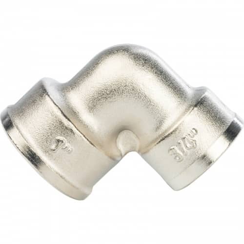 Купить Угольник Stout SFT-0014-000134 1х3/4 дюйма никелированный с внутренней резьбой по низкой цене
