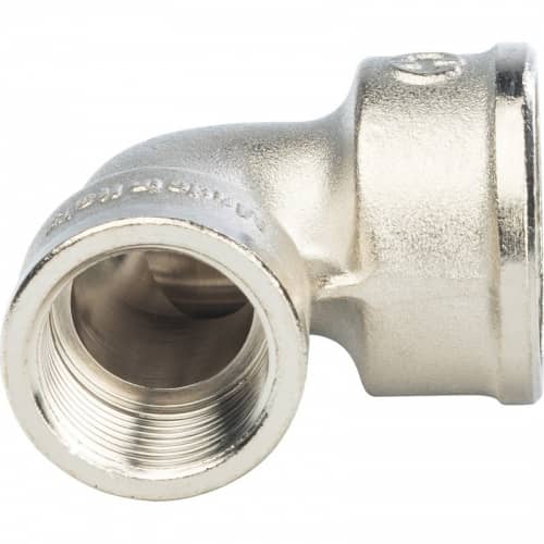 Купить Угольник Stout SFT-0014-000134 1х3/4 дюйма никелированный с внутренней резьбой по низкой цене
