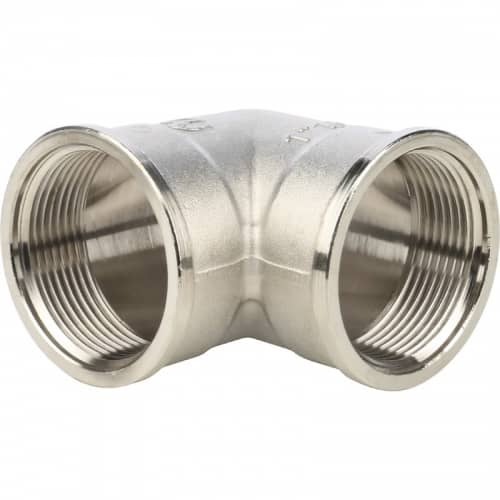 Купить Угольник Stout SFT-0014-000112 1 1/2 дюйма никелированный с внутренней резьбой по низкой цене