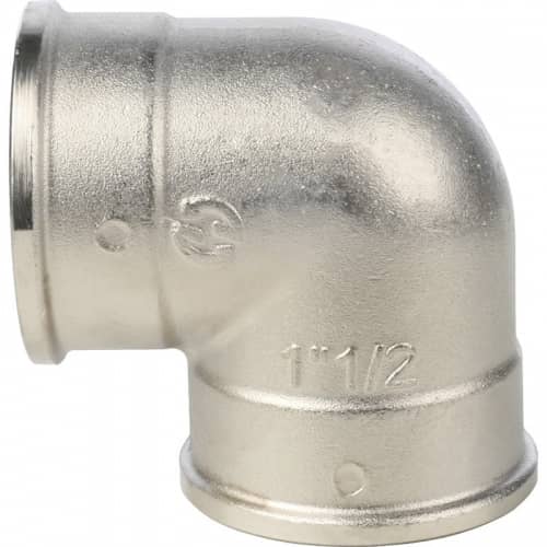 Купить Угольник Stout SFT-0014-000112 1 1/2 дюйма никелированный с внутренней резьбой по низкой цене
