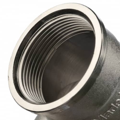 Купить Угольник Stout SFT-0014-000112 1 1/2 дюйма никелированный с внутренней резьбой по низкой цене