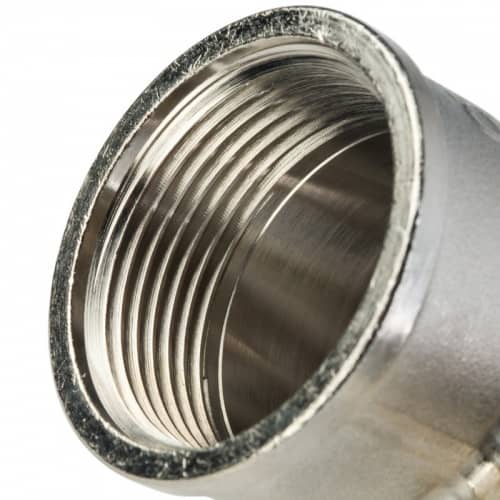Купить Угольник Stout SFT-0014-000114 1 1/4 дюйма никелированный с внутренней резьбой по низкой цене
