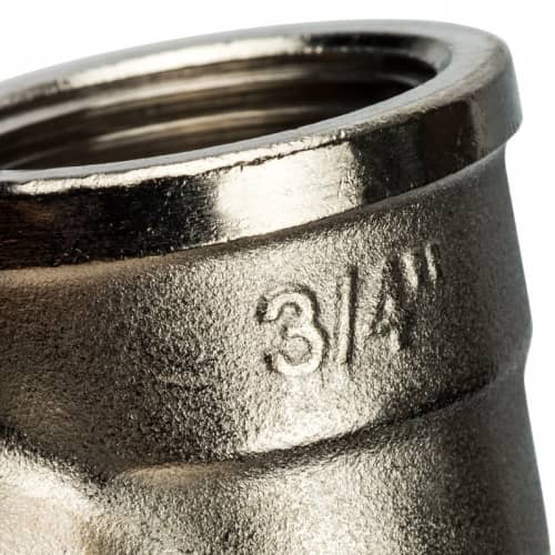 Купить Угольник Stout SFT-0014-000034 3/4 дюйма никелированный с внутренней резьбой по низкой цене