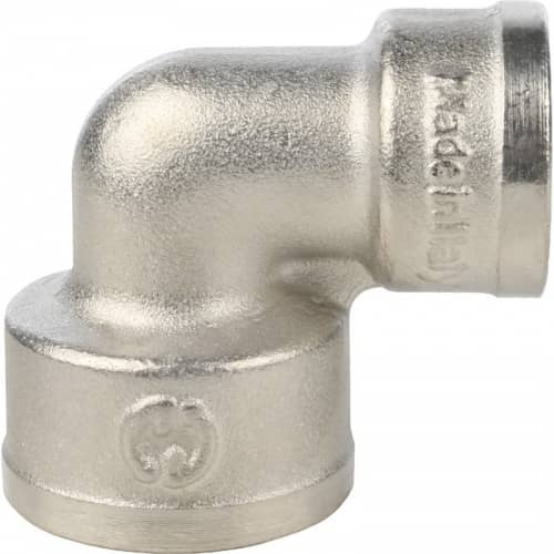 Купить Угольник Stout SFT-0014-003412 3/4х1/2 дюйма никелированный с внутренней резьбой по низкой цене