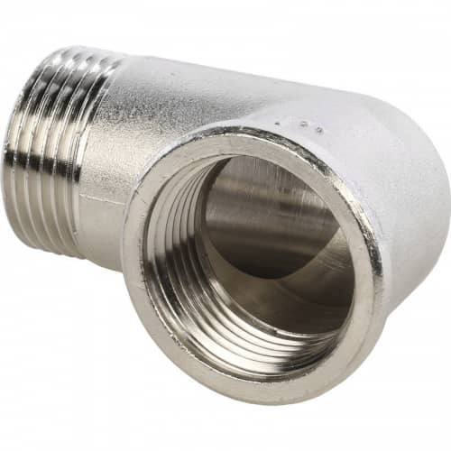 Купить Угольник Stout SFT-0012-000001 1 дюйм никелированный с внутренней и наружной резьбой по низкой цене