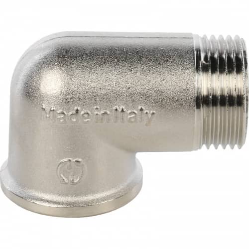 Купить Угольник Stout SFT-0012-000001 1 дюйм никелированный с внутренней и наружной резьбой по низкой цене