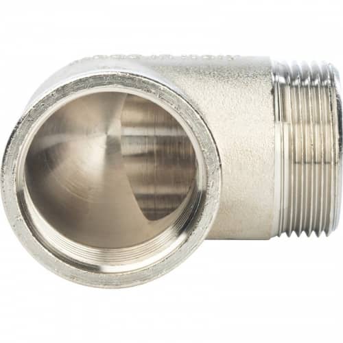 Купить Угольник Stout SFT-0012-000114 1 1/4 дюйма никелированный с внутренней и наружной резьбой по низкой цене