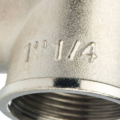 Купить Угольник Stout SFT-0012-000114 1 1/4 дюйма никелированный с внутренней и наружной резьбой по низкой цене