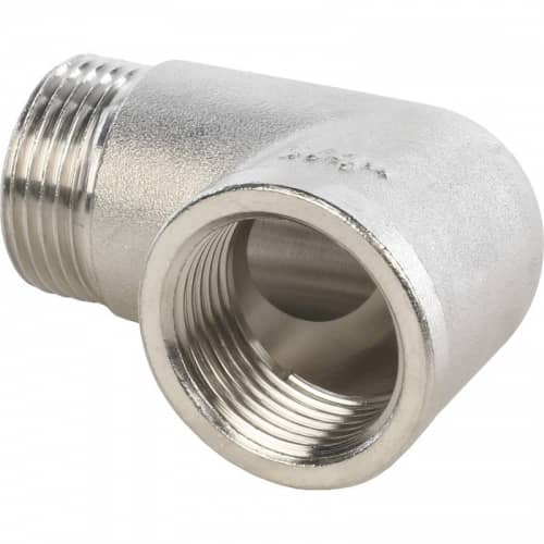 Купить Угольник Stout SFT-0012-000034 3/4 дюйма никелированный с внутренней и наружной резьбой по низкой цене