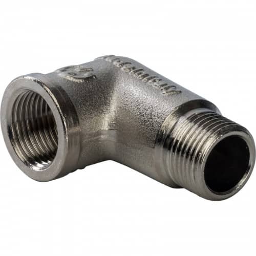 Купить Угольник Stout SFT-0012-000038 3/8 дюйма никелированный с внутренней и наружной резьбой по низкой цене