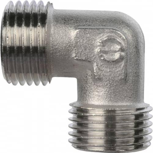 Купить Угольник Stout SFT-0010-000012 1/2 дюйма никелированный с наружной резьбой по низкой цене