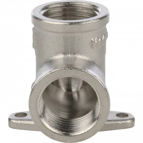 Купить Угольник Stout с креплением SFT-0039-000012 1/2 дюйма никелированный с внутренней резьбой по низкой цене