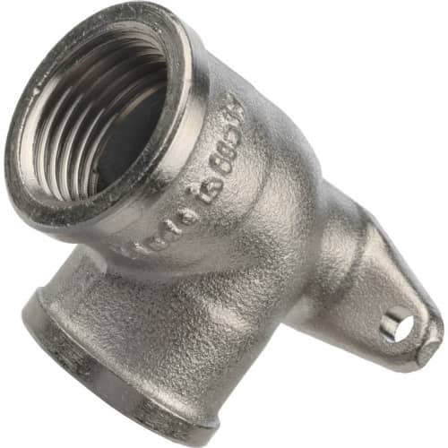 Купить Угольник Stout с креплением SFT-0039-000012 1/2 дюйма никелированный с внутренней резьбой по низкой цене