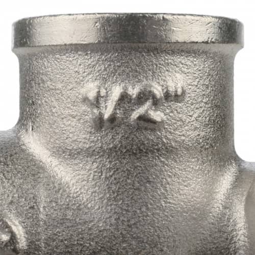 Купить Угольник Stout с креплением SFT-0039-000012 1/2 дюйма никелированный с внутренней резьбой по низкой цене