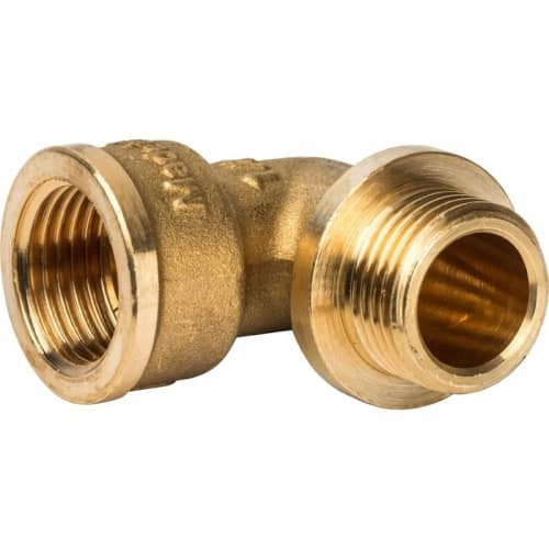 Купить Угольник Stout с упором SFT-0015-000012 1/2 дюйма с внутренней и наружной резьбой по низкой цене