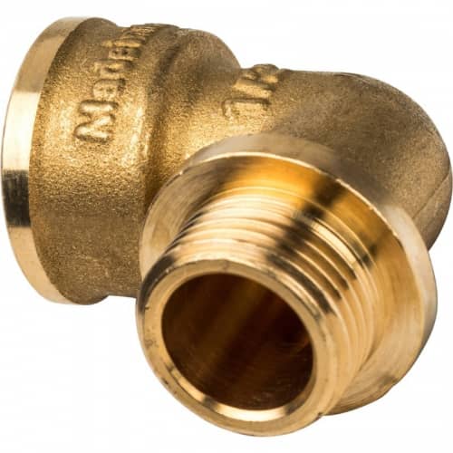 Купить Угольник Stout с упором SFT-0015-000012 1/2 дюйма с внутренней и наружной резьбой по низкой цене
