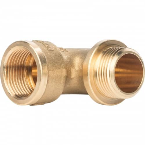 Купить Угольник Stout с упором SFT-0015-000034 3/4 дюйма с внутренней и наружной резьбой по низкой цене