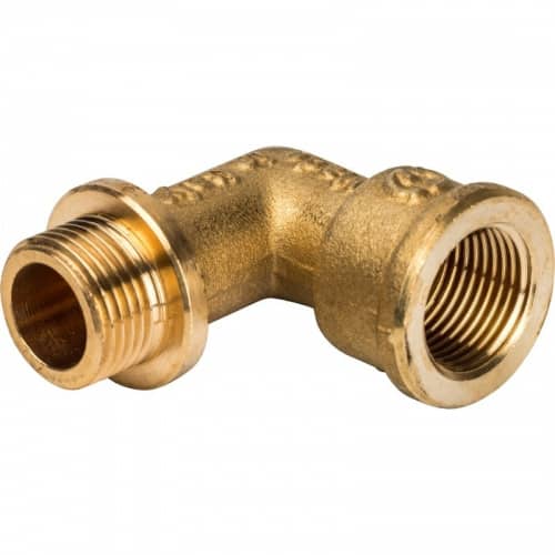 Купить Угольник Stout с упором SFT-0015-000038 3/8 дюйма с внутренней и наружной резьбой по низкой цене