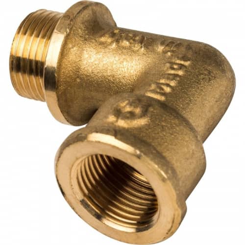 Купить Угольник Stout с упором SFT-0015-000038 3/8 дюйма с внутренней и наружной резьбой по низкой цене