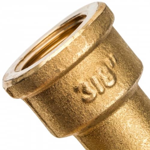 Купить Угольник Stout с упором SFT-0015-000038 3/8 дюйма с внутренней и наружной резьбой по низкой цене
