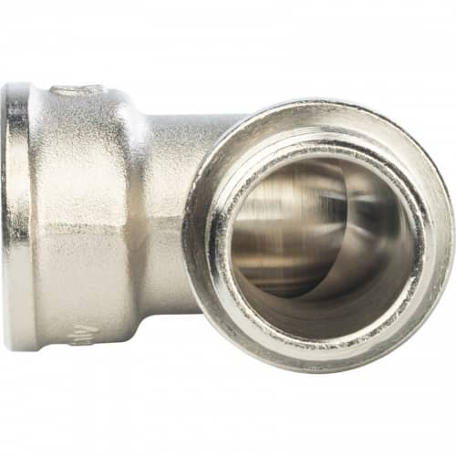 Купить Угольник Stout с упором SFT-0016-000001 1 дюйм никелированный с внутренней и наружной резьбой по низкой цене