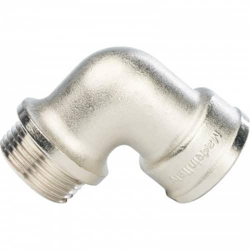 Купить Угольник Stout с упором SFT-0016-000001 1 дюйм никелированный с внутренней и наружной резьбой по низкой цене