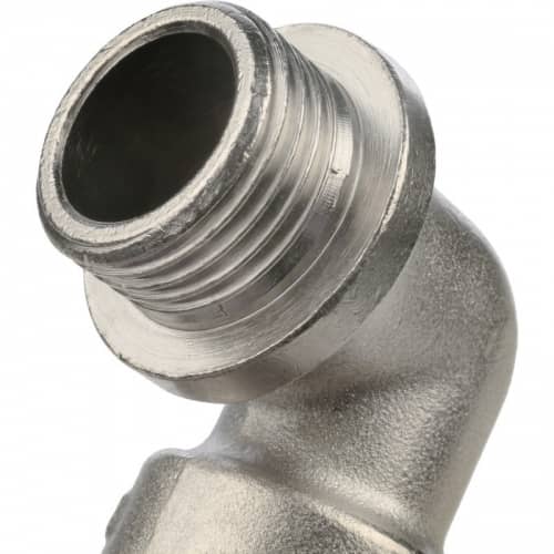 Купить Угольник Stout с упором SFT-0016-000012 1/2 дюйма никелированный с внутренней и наружной резьбой по низкой цене