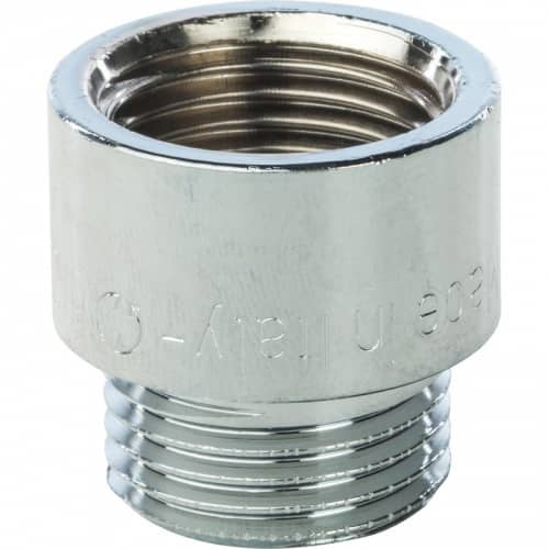 Купить Удлинитель Stout SFT-0002-001215 1/2 дюйма 15 мм хромированный с внутренней и наружной резьбой по низкой цене