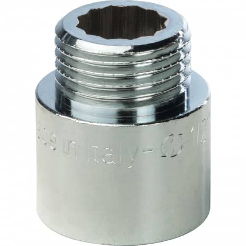 Купить Удлинитель Stout SFT-0002-001220 1/2 дюйма 20 мм хромированный с внутренней и наружной резьбой по низкой цене