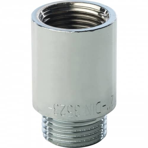 Купить Удлинитель Stout SFT-0002-001230 1/2 дюйма 30 мм хромированный с внутренней и наружной резьбой по низкой цене
