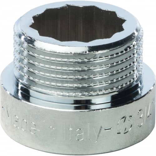 Купить Удлинитель Stout SFT-0002-003410 3/4 дюйма 10 мм хромированный с внутренней и наружной резьбой по низкой цене