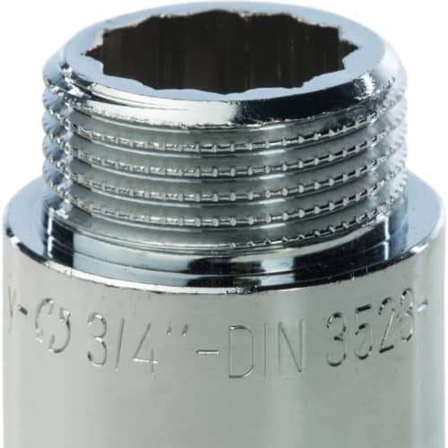 Купить Удлинитель Stout SFT-0002-003430 3/4 дюйма 30 мм хромированный с внутренней и наружной резьбой по низкой цене