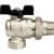 Купить Кран Stout шаровой SVB-0008-000025 полнопроходной угловой латунный американка по низкой цене