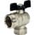 Купить Кран Stout шаровой SVB-0008-000025 полнопроходной угловой латунный американка по низкой цене