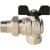 Купить Кран Stout шаровой SVB-0008-000020 полнопроходной угловой латунный американка по низкой цене