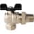 Купить Кран Stout шаровой SVB-0008-000020 полнопроходной угловой латунный американка по низкой цене